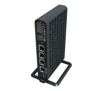 MikroTik hAP be lite (A42G-HbeP) (2026) Wi-Fi 7 Ruter, 3x 10/100/1000 Ethernet, 2.5G Ethernet, Dual-Band, 512MB RAM, 2xUSB-A, - Umag