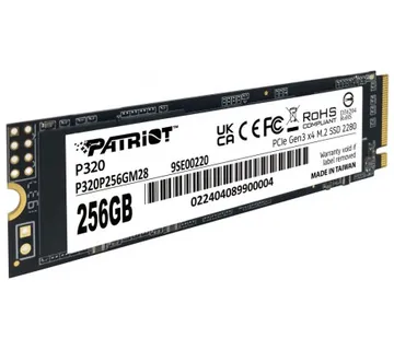 Patriot SSD P320 R2200/W1200, 256GB, M.2 NVMe - Umag