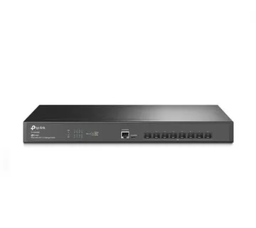 TP-Link 8-Port Omada JetStream Managed preklopnik (Switch) 10GE SFP+ L2+, 8×10G SFP+, RJ45/Micro-USB Console Port, 1U 19" Rac - Umag