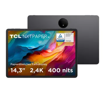 TCL NxtPaper 14 14.3 WiFi 8GB RAM 256GB Flip Case + T-Pen - Grey - Umag
