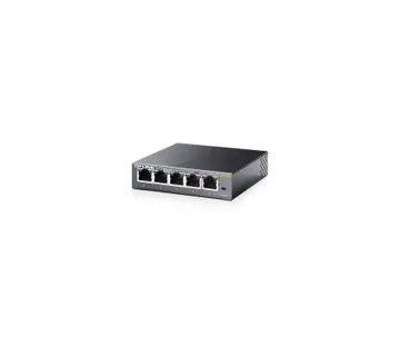 TP-Link TL-SG105E 5-Port Gigabit Desktop Easy Smart Switch, 5 10/100/1000Mbps RJ45 ports, MTU/Port/T - Umag