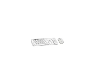 LOGITECH Pebble 2 Bluetooth Keyboard Combo - TONAL WHITE - US INT'L - Umag
