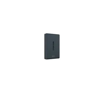 CANYON magnetic power bank OnPower 511 PD20W 10000mAh Aluminium Interstellar Crni - Umag