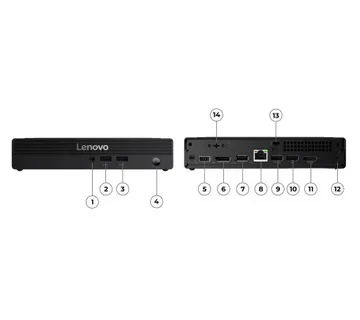 Lenovo V100q Tiny Intel Core i3-N305, 16GB DDR5, 512GB SSD, VESA, 5xUSB, WiFi/BT,tipk./miš, Win 11 Pro + 3Y(13GE000PCR-W11P) - Umag