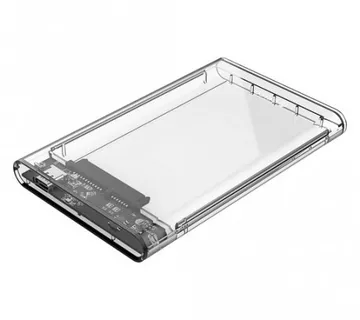 Kućište za HDD/SSD 2,5" USB-C 3.1 Gen2 UASP v SATA3, prozirno, ORICO 2139C3-G2-CR - Umag