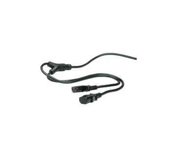 Roline VALUE Y-naponski kabel 2×IEC320 C13, 2.0m, crni - Umag