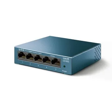 TP-Link 5-Port 1GbE RJ45 Metal Desktop Switch - Umag
