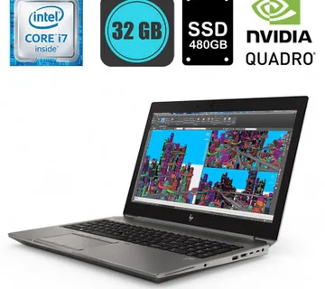 (refurbished) HP ZBook 15 G6 - Core i7, 32GB DDR4, 500GB SSD, RTX 3000 - Umag