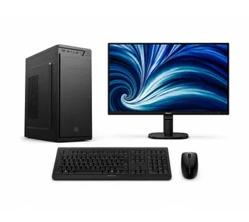 Cratos BTS Full Suit 3 - Intel i3-14100, 16GB DDR4, 512GB NVMe SSD, Intel UHD, Windows 11 Pro, tipkovnica/miš/monitor - Umag