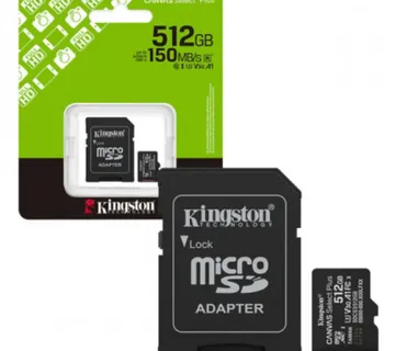 Kingston microSD, Canvas Select Plus, R150, 512GB - Umag