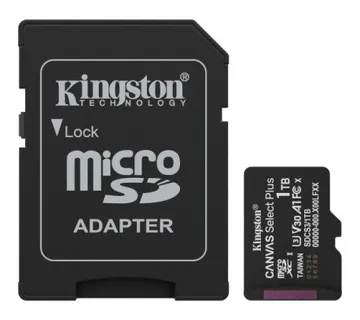 Kingston microSD, Canvas Select Plus, R150, 1TB - Umag