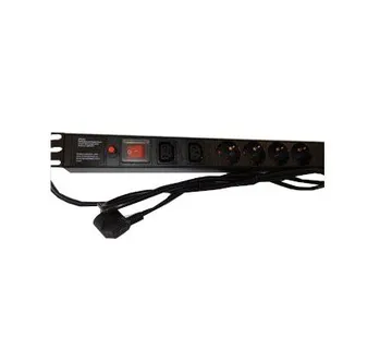 NaviaTec PDU (Power Distribution Unit) sa 5x Schuko 2x C13 priključaka, kabel Schuko, 19" - Umag