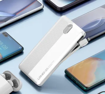 LDNIO POWER BANK 10000mAh 22,5W 5V 3A 1 PORT (1A) + 2 CABLE (1C1L) PQ13 - Umag