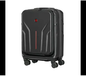 Wenger kofer Amplix Carry-On za ručnu prtljagu, odvojeni utor za prijenosnike do 16", crni - Umag