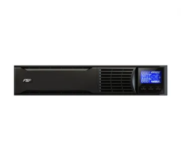 Fortron Source UPS Eufo Tower/Rack 2000VA/1800W, Line-interactive, USB, RS-232, EPO, 8×IEC, 4×9Ah, LCD - Umag