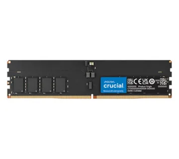 RAM CUDIMM DDR5 32GB PC5-51200 6400MT/s CL52 1.1V Crucial (CT32G64C52CU5) - Umag