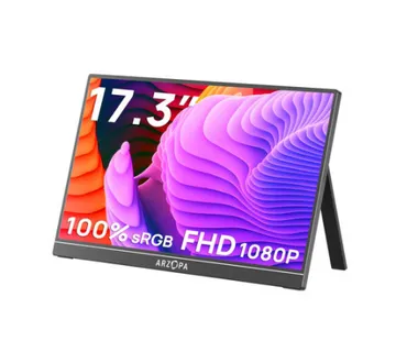 Prenosni monitor 17.3'' (44 cm) FullHD IPS 60Hz, mHDMI, USB-C, zvočniki, ARZOPA A1M - Umag