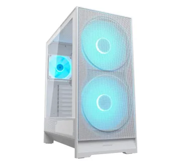 COUGAR AIRFACE 180 PC Case, Mid Tower, White - Umag