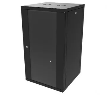Canovate 21U 600x600x1022 SINGLE zidni ormar s bočnim stranama koje se mogu otvoriti izvana, crni (WS3O-9-2166F) - Umag