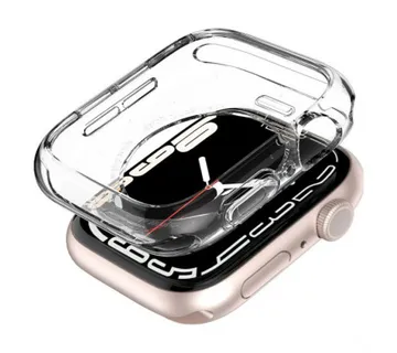 Spigen Liquid Crystal, zaštitna maska za Apple pametni sat, prozirna (45mm/44mm), ACS04196 - Umag