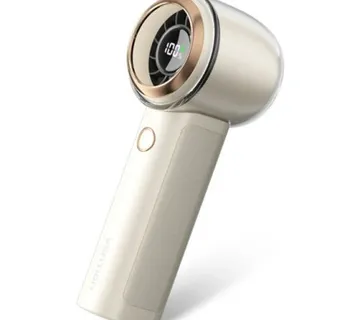 Vention USB 5V Speed (1-100) Adjustable Handheld High-Speed Fan Beige LED Display Type - Umag