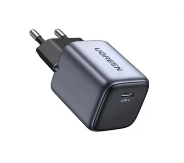 UGREEN Nexode Mini GaN II Tech zidni punjač 20W, USB-C, PD3.0/QC4+, crni - Umag