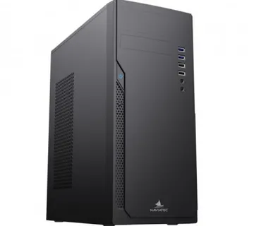 NaviaTec 2811 ATX Mid Tower PC Case 2x USB3.0, 2x USB 2.0, No PSU - Umag
