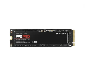 Samsung 990 Pro 4TB NVMe PCIe 4.0 M.2 SSD, R/W: 7450/6900 MB/s (MZ-V9P4T0BW) - Umag