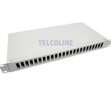 NFO Patch Panel 1U 19" - 24x SC Duplex, Closed, 1 tray - Umag