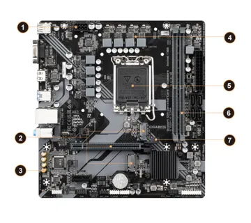 Gigabyte B760M H, DDR4, s1700, mATX - Umag