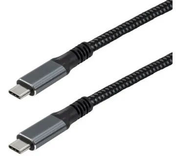 Transmedia USB C 3.2 cable with E-Marker chip, 2m - Umag