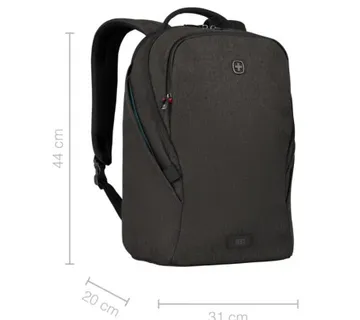 Wenger ruksak MX Light za prijenosnike 16", 21 L, crni - Umag