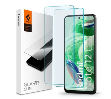 Spigen Glass tR Slim, zaštitno staklo za ekran telefona, 2 kom - Xiaomi Redmi Note 12 5G/POCO X5 5G (AGL06048) - Umag