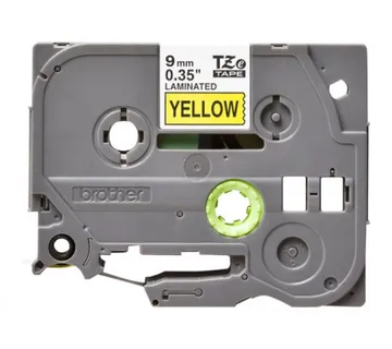 BROTHER TZE621 tape black/yellow 9mm 8m - Umag