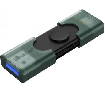 Kingston DT DUO, 256GB, USB 3.2 + USB-C - Umag