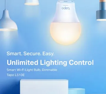 TP-Link Tapo L510E Smart Wi-Fi Light Bulb Dimmable - Umag