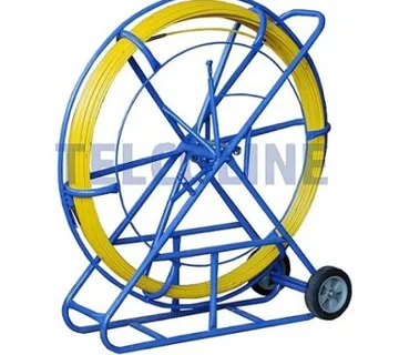 NFO Fiberglass (FRP) remote control for pulling cables, 8mm, 150m, yellow - Umag
