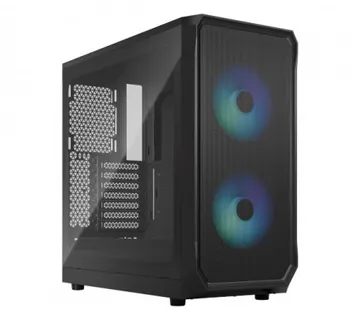 Fractal Focus 2 RGB Black TG, crno bez napajanja - Umag