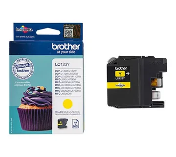 BROTHER LC-123 ink cartridge yellow - Umag