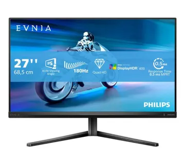 Philips 27“ 27M2N5500/00 QHD (2560×1440) IPS, Pivot, 180Hz, 16:9, 0.5ms, 500cd/m2, 1200:1, 2×HDMI/DP - Umag