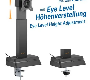 Transmedia Monitor mount with eye-level height adjustment - Umag