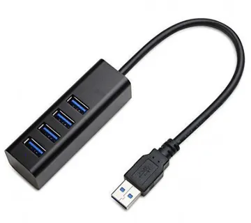 Asonic 4port USB 3.0,Tip A,aluminijsko kuć. crno - Umag