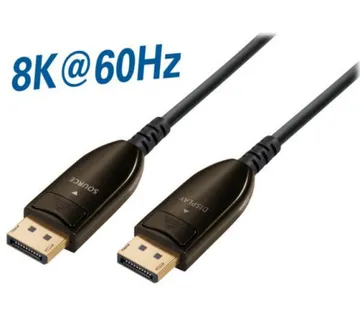 Transmedia Active Optical DisplayPort 1.4 cable, 10m - Umag