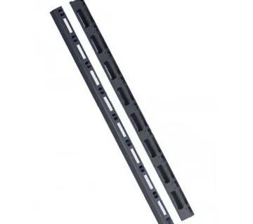 NaviaTec Cable Management Vertical 42U (1 pair), Black - Umag