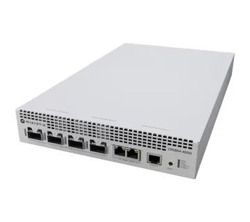 Mikrotik Cloud Router Switch CRS804-4DDQ-hRM, 48xG-LAN (svi PoE-out), 2x10G SFP+, 4x400G QSFP56-DD utora, RouterOS v7, 1U rac - Umag