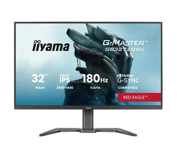 IIYAMA 32" GB3272QSU-B1 QHD (2560×1440) IPS, 180Hz, 400 cd/m2, 1000:1, 0.5ms, 2×HDMI/DP, 4×USB, HAS, zvučnici - Umag