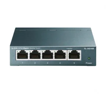TP-Link 5-port Gigabit Desktop preklopnik (Switch), 5×10/100/1000M RJ45 ports, metalno kućište - Umag