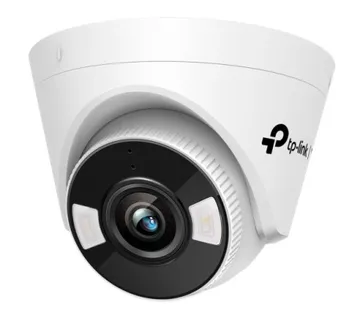 TP-LINK 4MP Full-Color Turret Net, H.265+/H.265/H.264+/H.264, 1/3" Progressive Scan CMOS, Color/0.04 Lux@F1.6, 0 Lux with IR/ - Umag