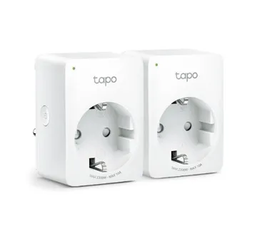 TP-Link Tapo P100 (2-pack), Mini Smart Wi-Fi Socket, Remote Control for Home Appliances, IEEE 802.11 - Umag