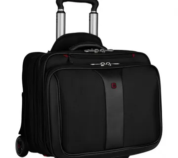 Wenger torba Patriot 2 za prijenosnike do 17" sa dodatnim Slim torbom za 15.6" prijenosnik, sa kotačima, crna - Umag